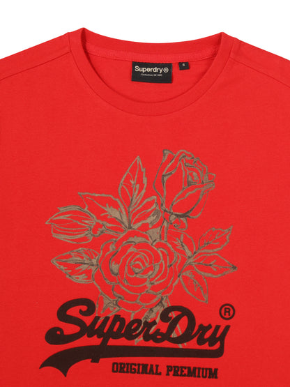 W Vintage Flower T-Shirt