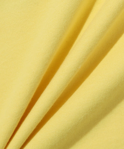 W Vintage Art Crop T-Shirt - Yellow