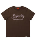 W Hotfix Logo T-Shirt - Brown