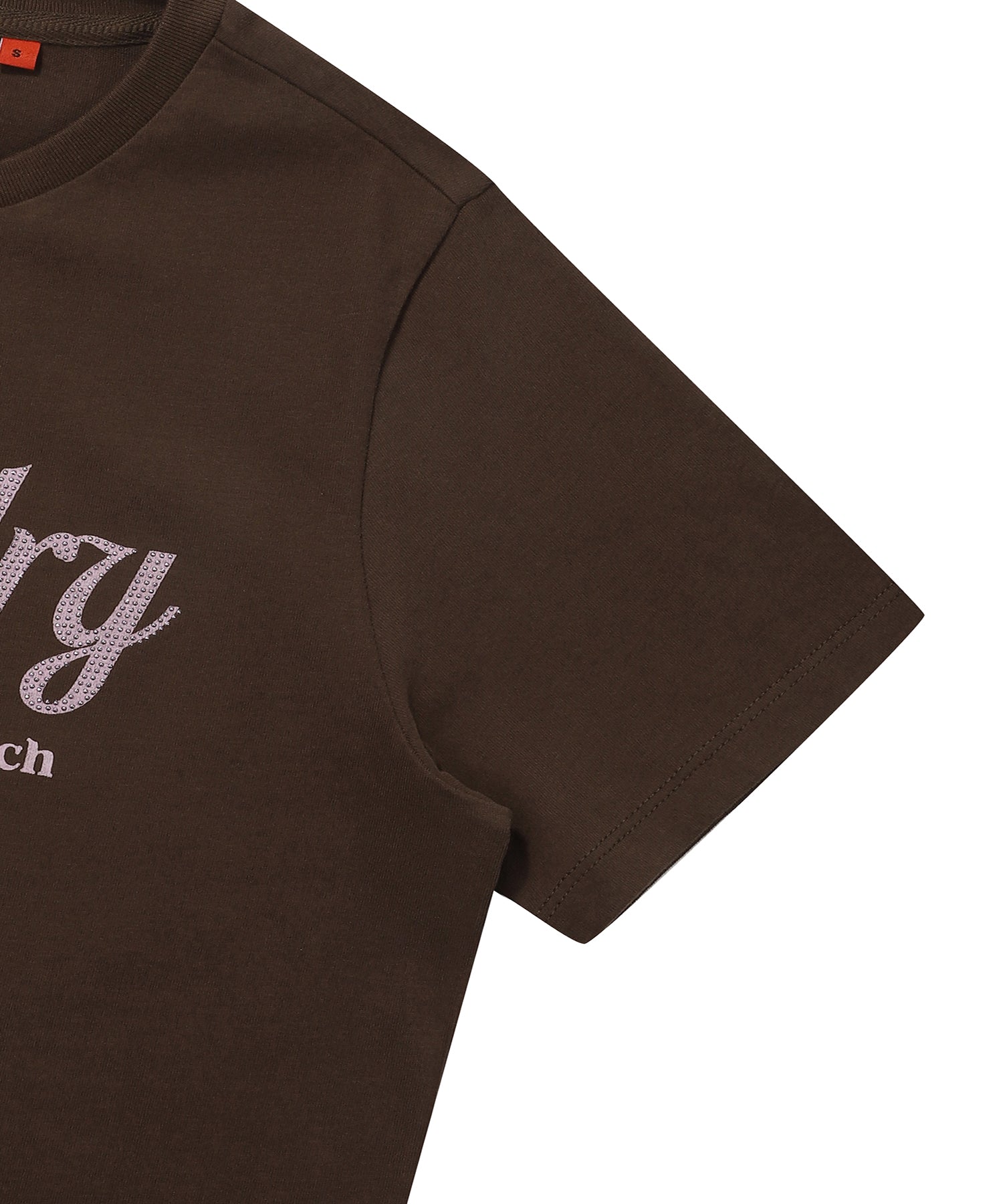 W Hotfix Logo T-Shirt - Brown