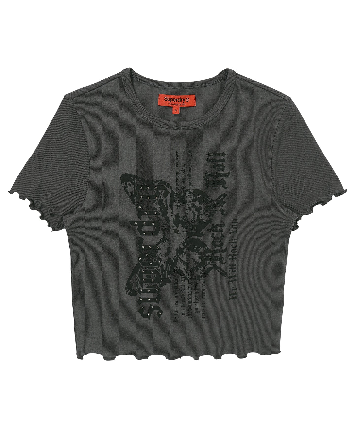 W Butterfly Rib T-Shirt