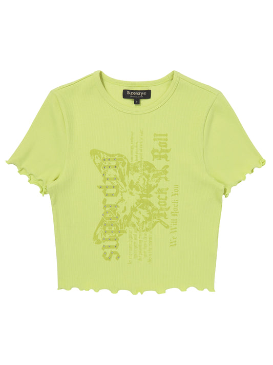 W Butterfly Rib T-Shirts
