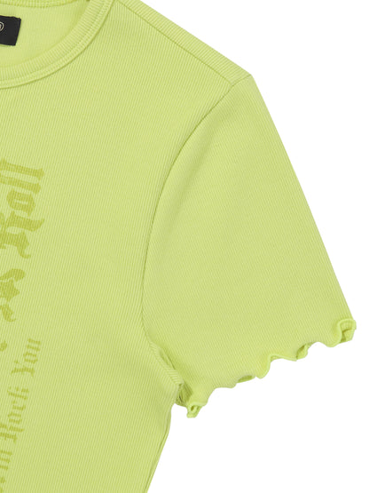 W Butterfly Rib T-Shirts