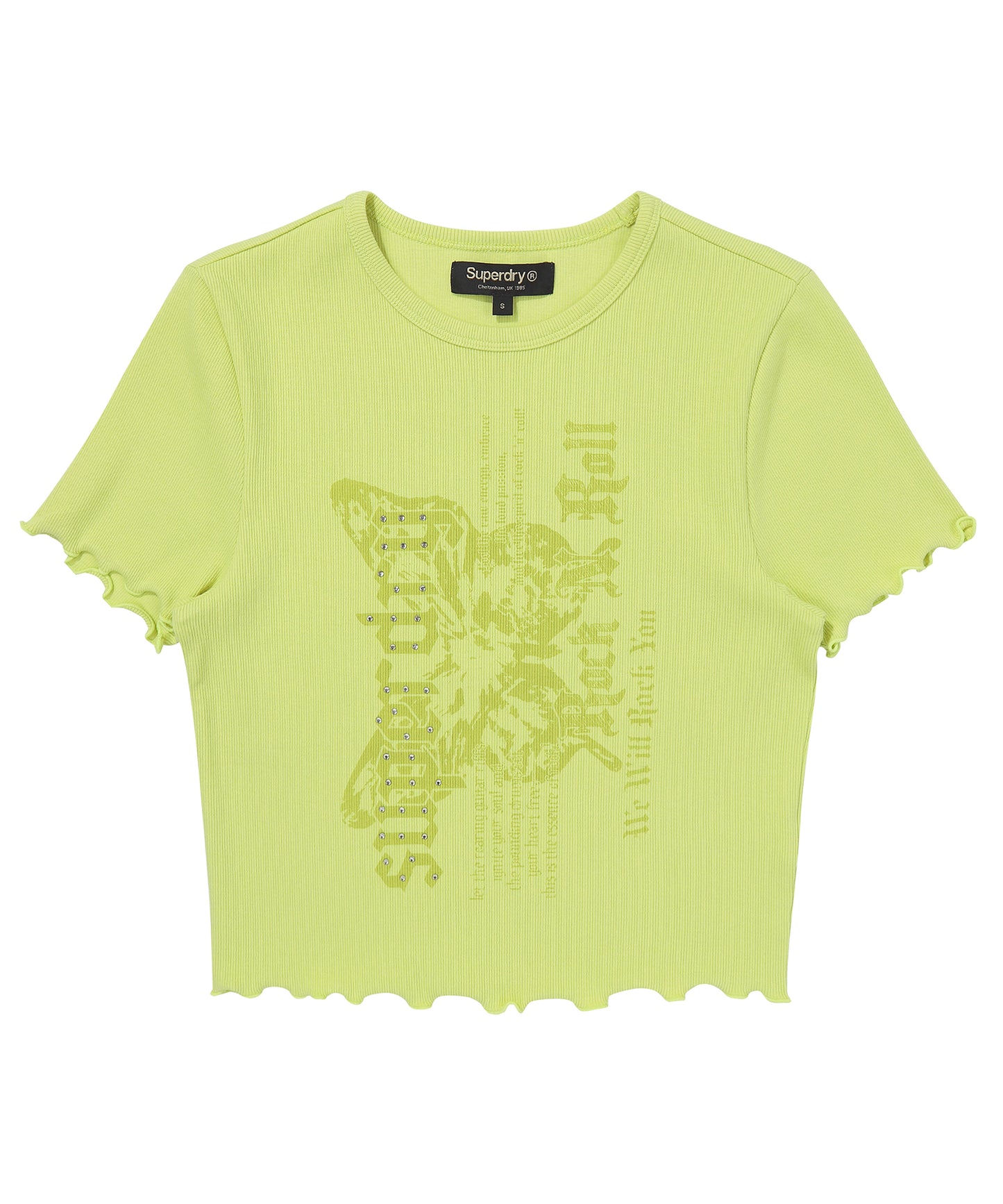 W Butterfly Rib T-Shirt