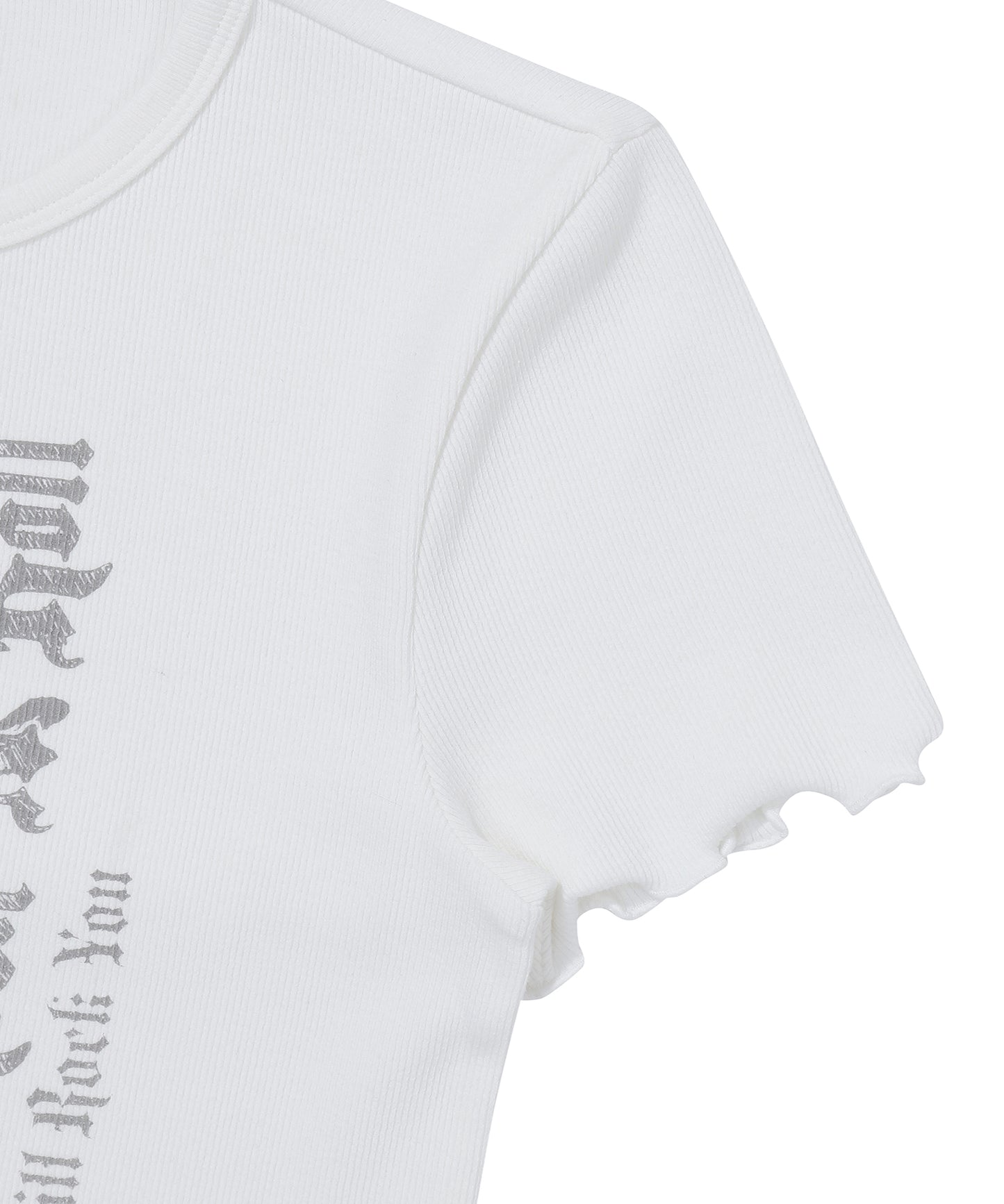 W Butterfly Rib T-Shirt