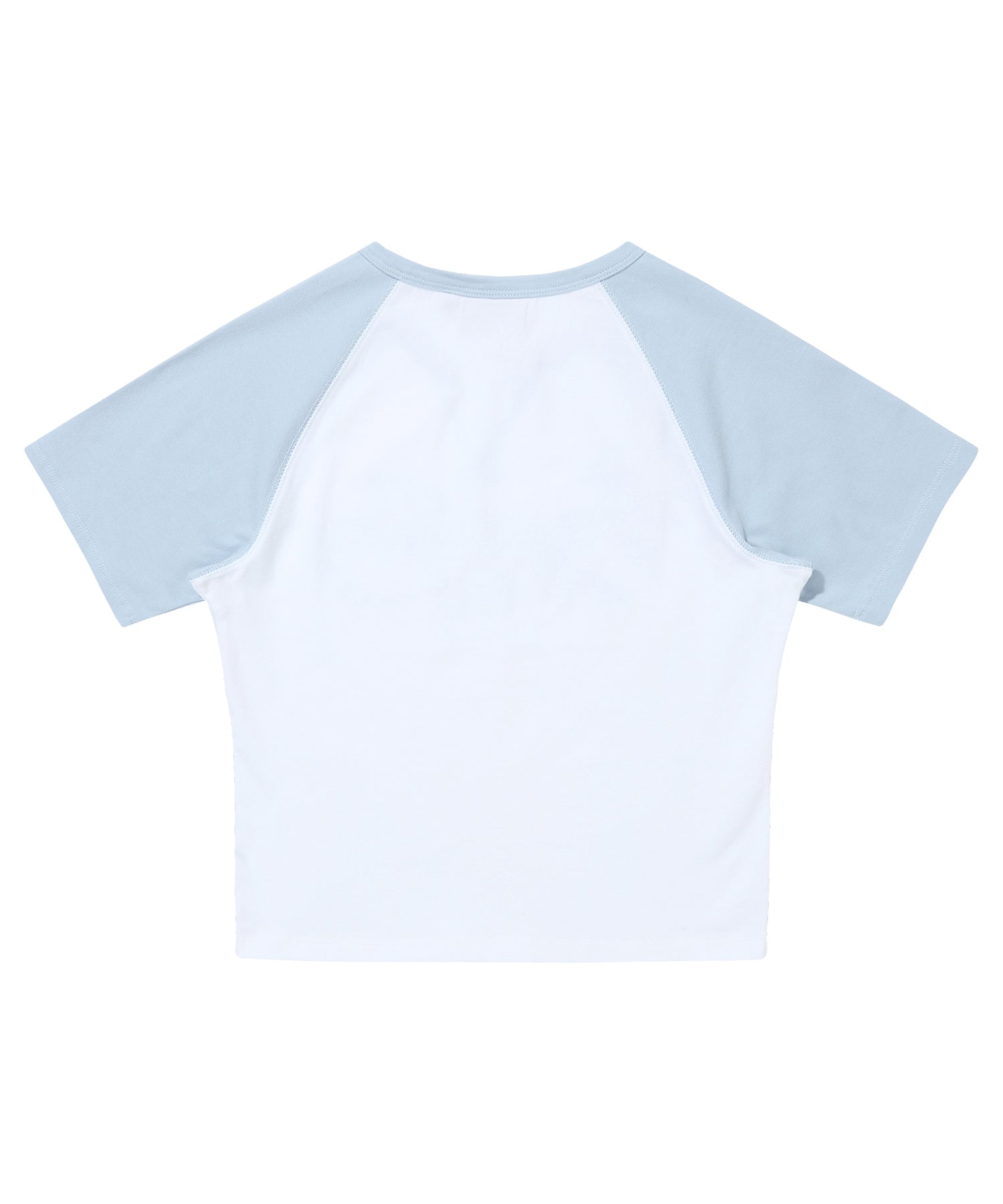 W Cap Sleeve T-Shirt - Grey/Blue