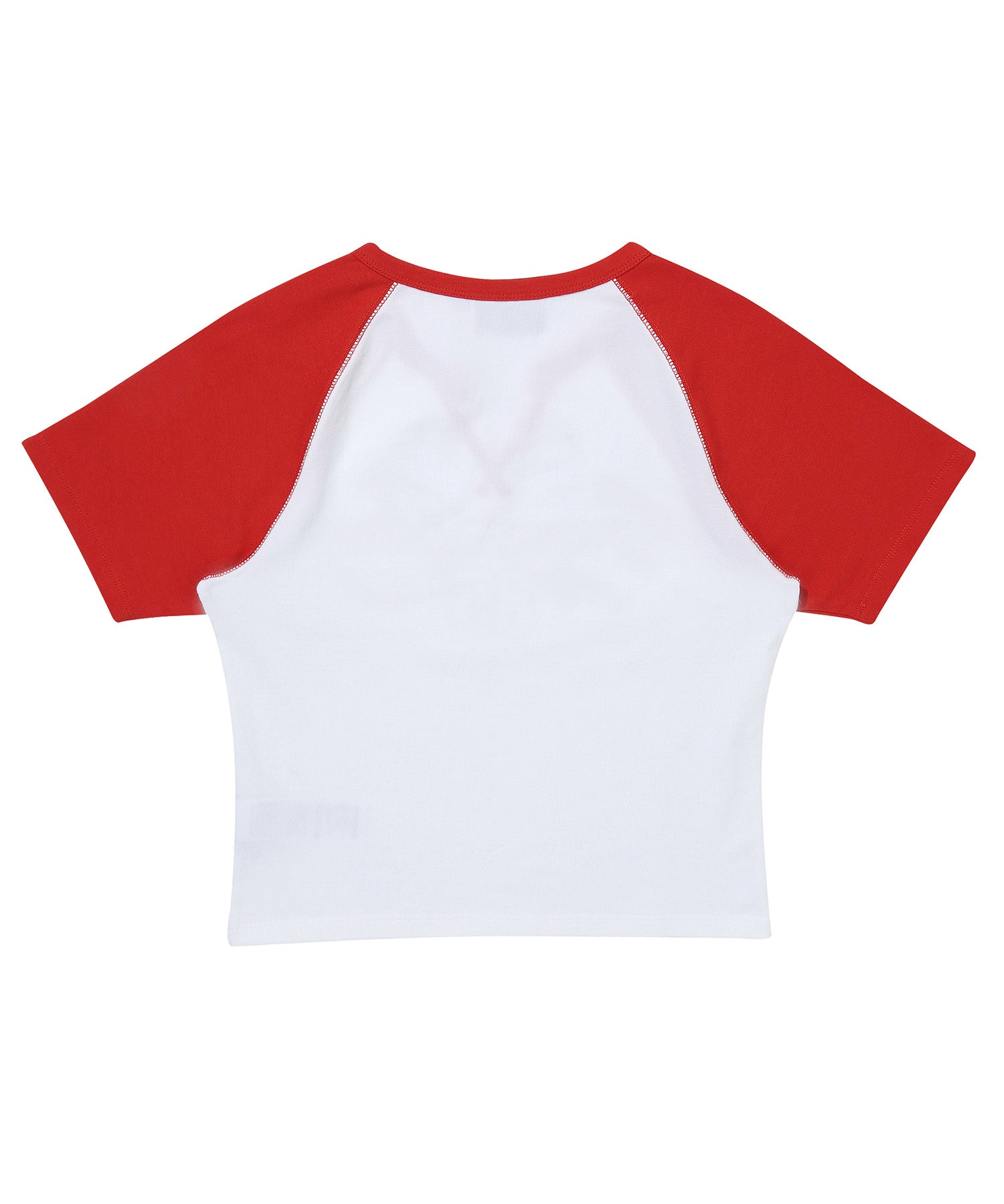 W Cap Sleeve T-Shirt - Red