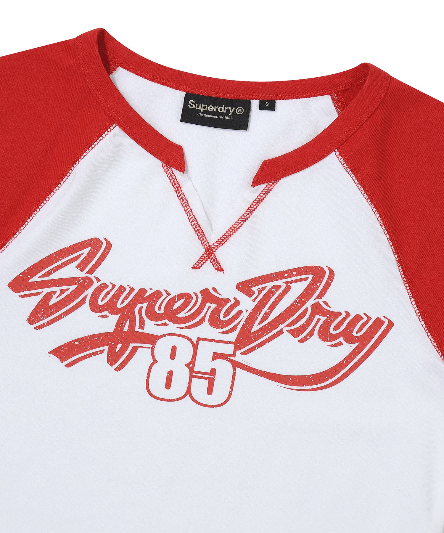 W Cap Sleeve T-Shirt - Red