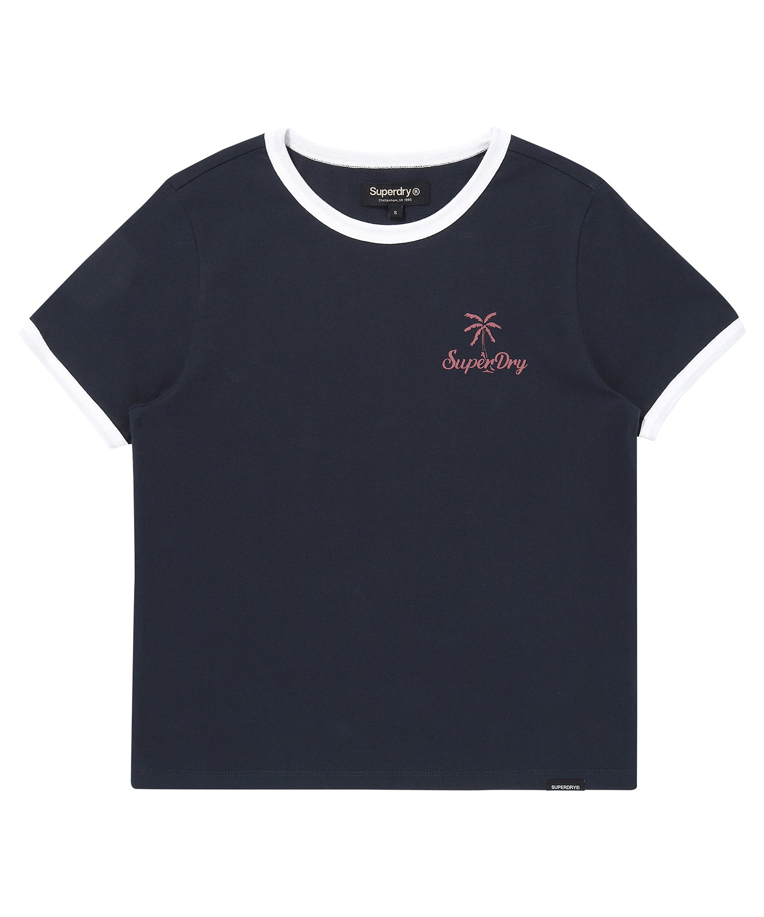 W Summer Ringer T-Shirt - D/Navy