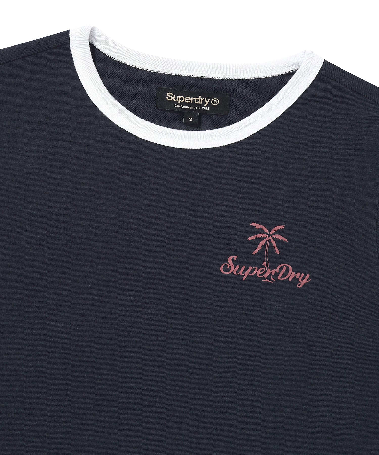 W Summer Ringer T-Shirt - D/Navy