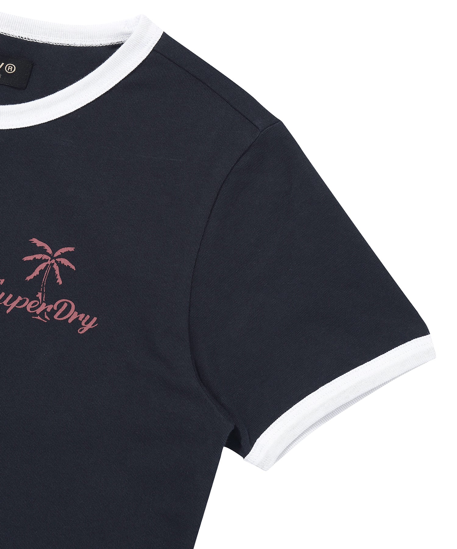 W Summer Ringer T-Shirt - D/Navy