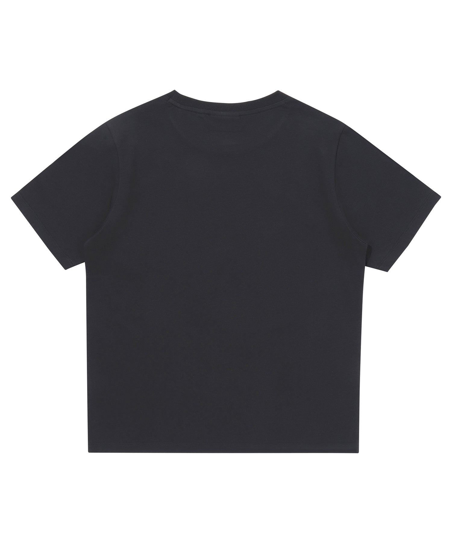 W Watercolor Graphic T-Shirt - Black