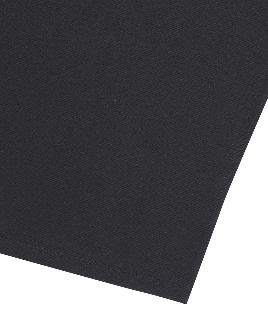 W Watercolor Graphic T-Shirt - Black