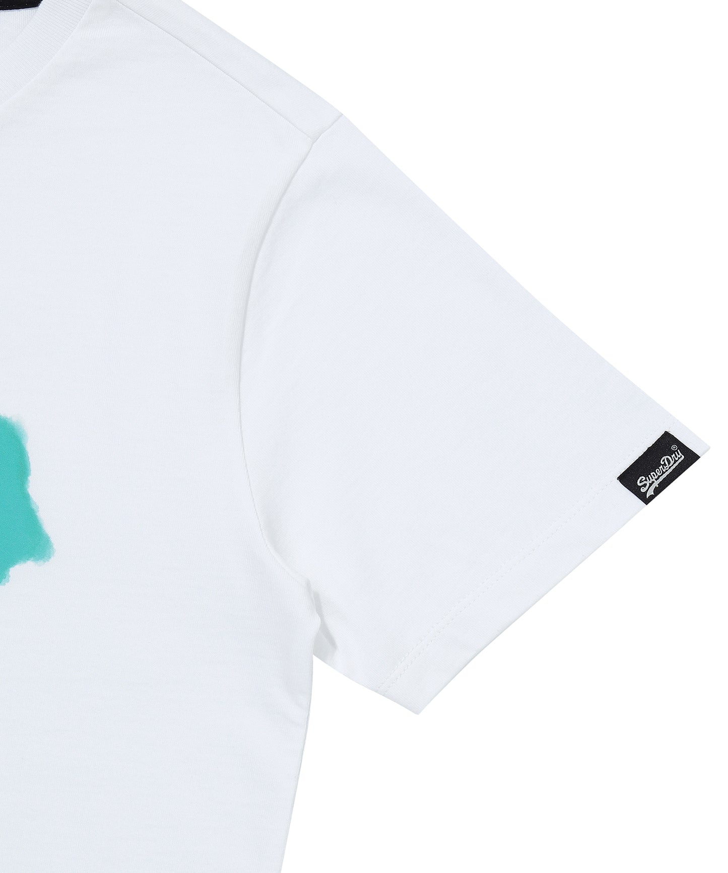 W Watercolor Graphic T-Shirt - White