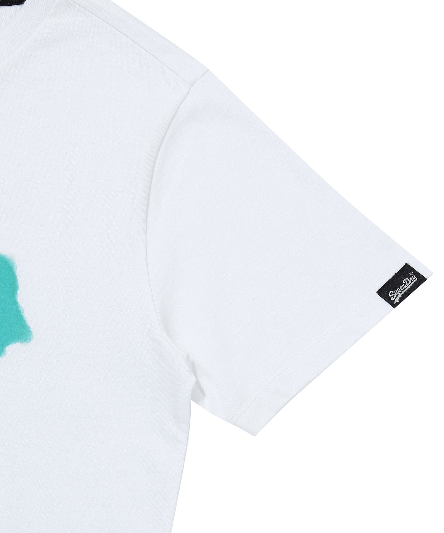 W Watercolor Graphic T-Shirt - White