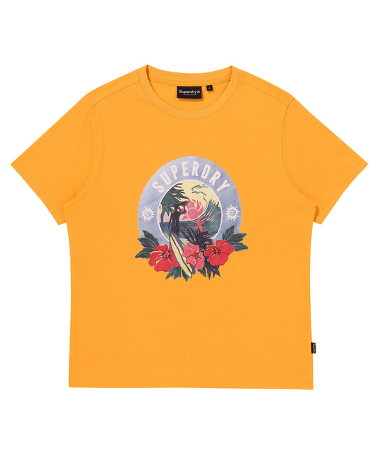 W Flower Circle T-Shirt