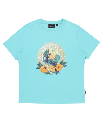 W Flower Circle T-Shirt