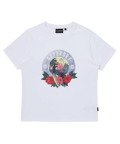W Flower Circle T-Shirt