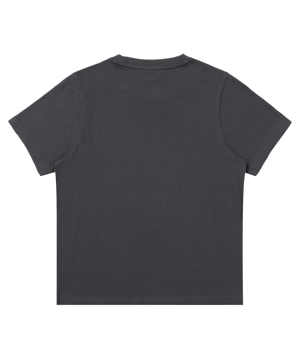 W Rose T-Shirt - Charcoal