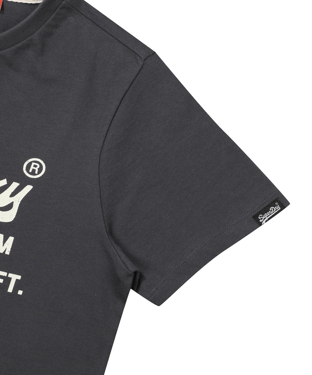 W Rose T-Shirt - Charcoal