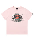 W Rose T-Shirt - L/Pink