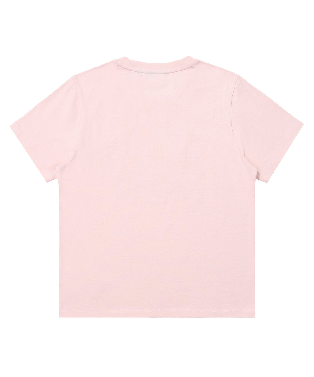 W Rose T-Shirt - L/Pink
