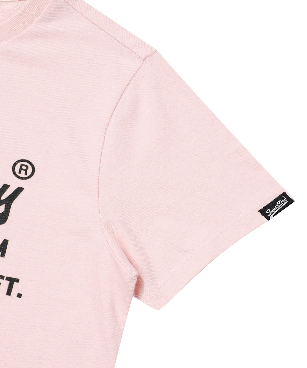 W Rose T-Shirt - L/Pink
