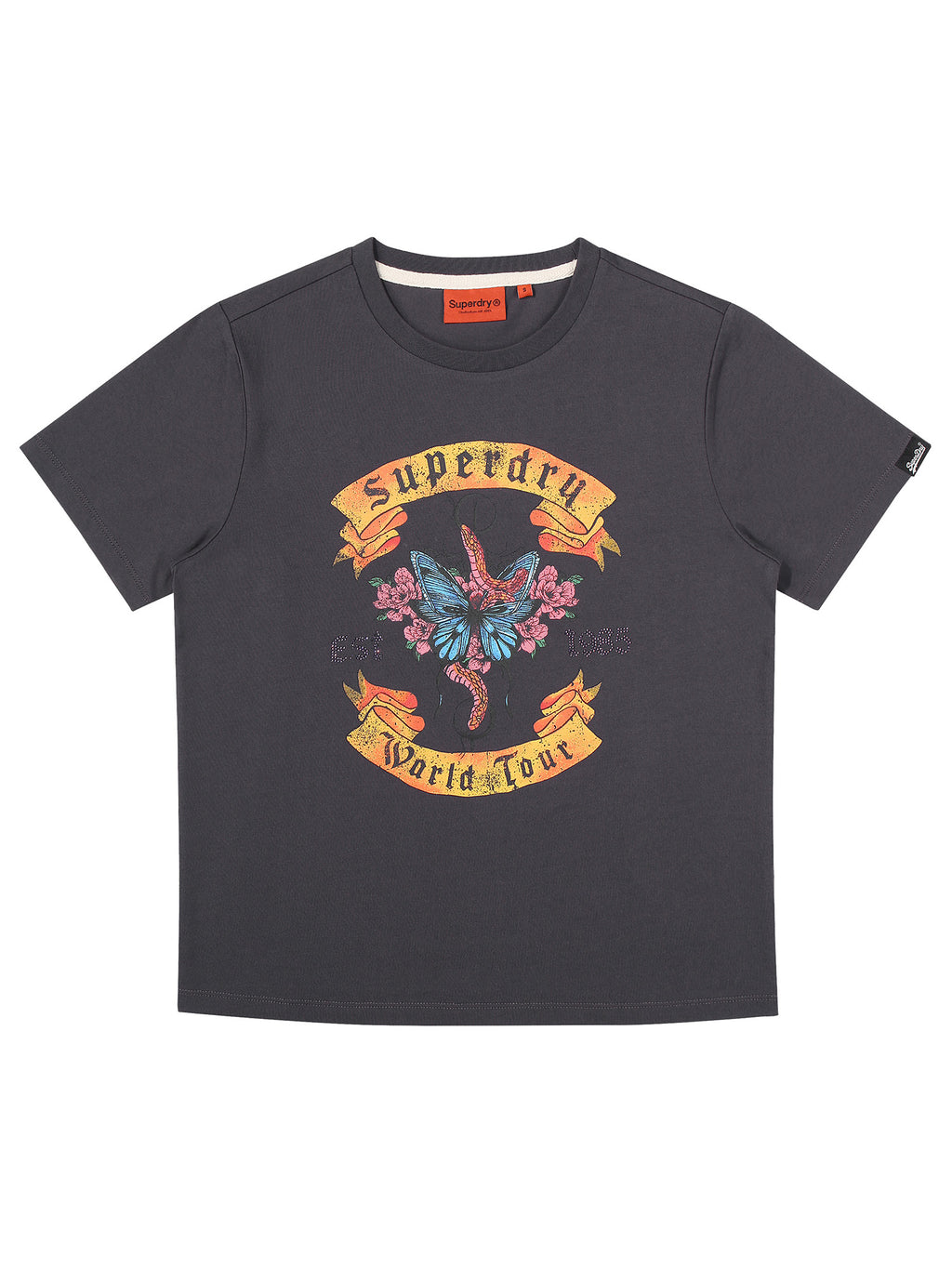 W Tattoo T-Shirt - D/Grey