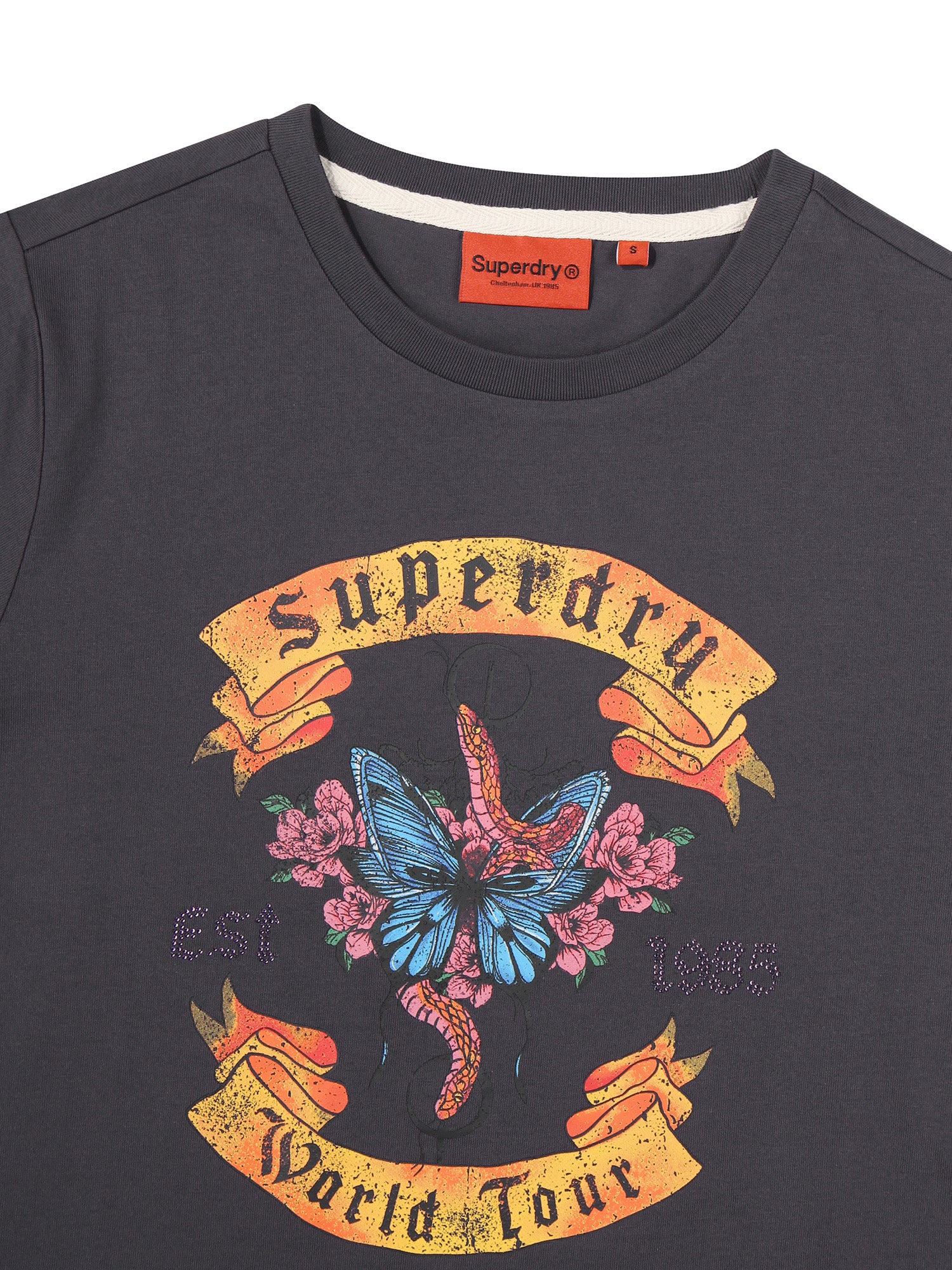 W Tattoo T-Shirt - D/Grey