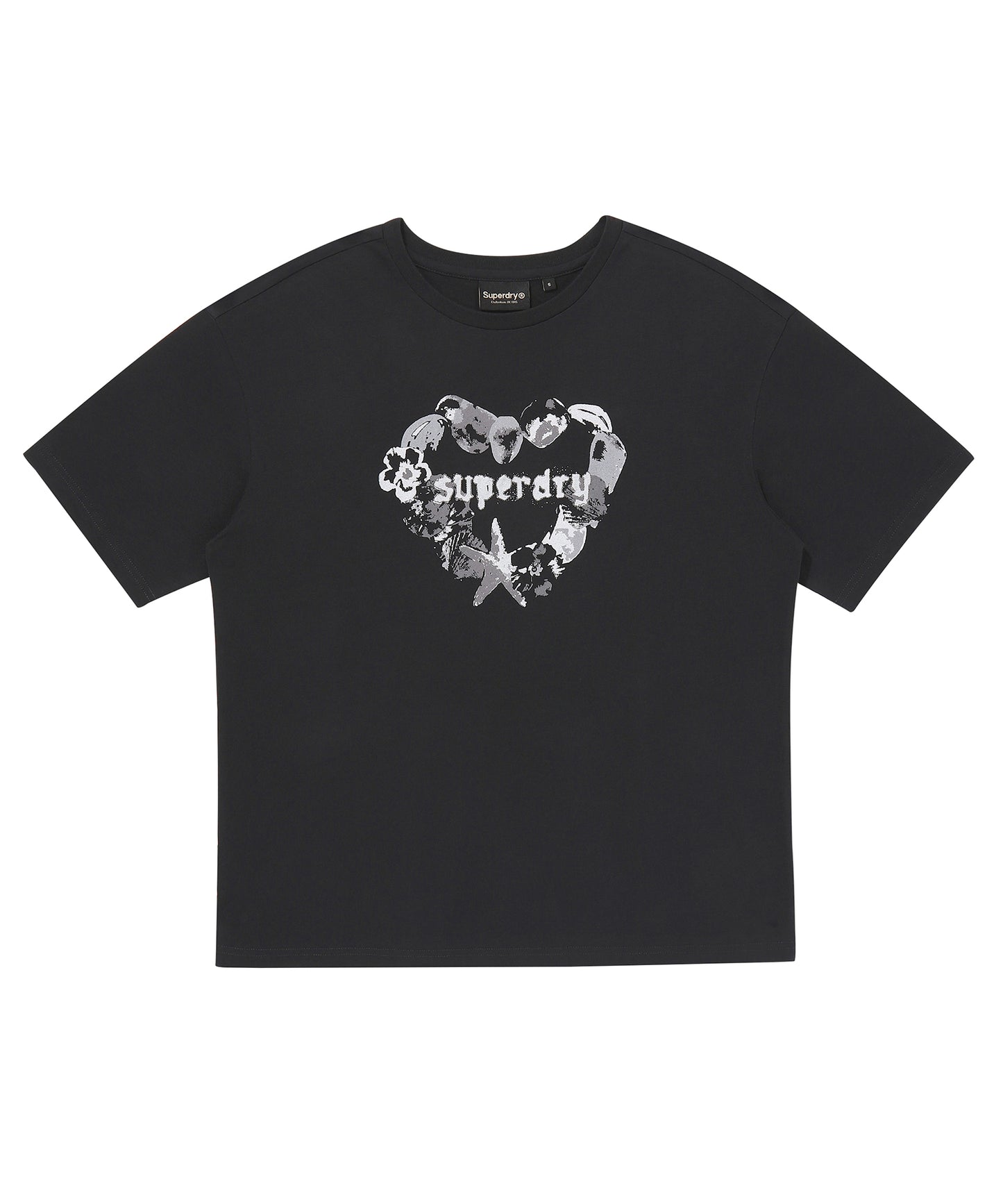 W Heart Print T-Shirt 2