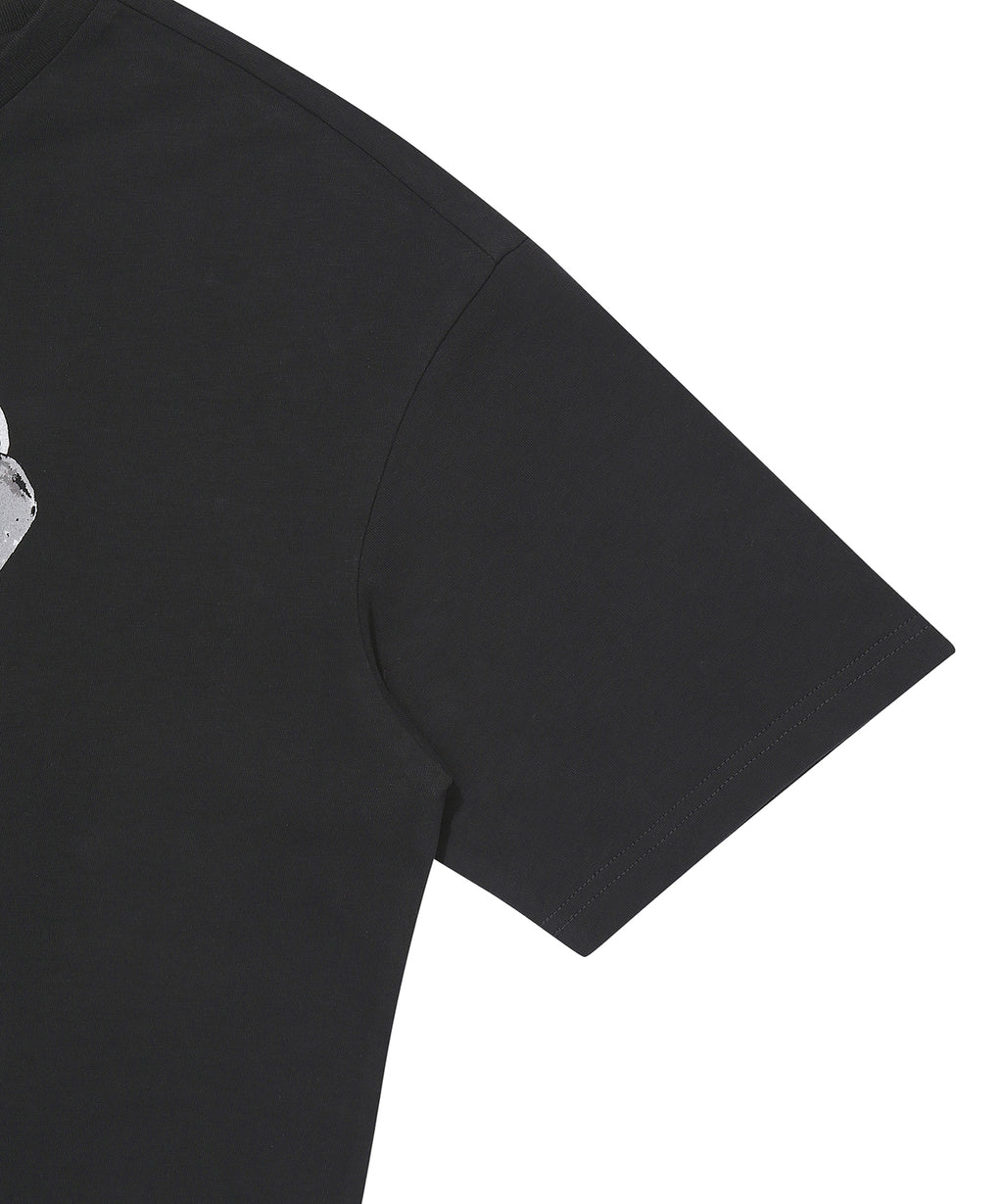 W Heart Print T-Shirt 2