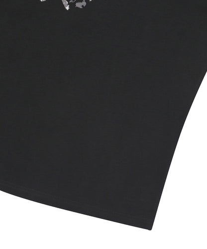 W Heart Print T-Shirt 2