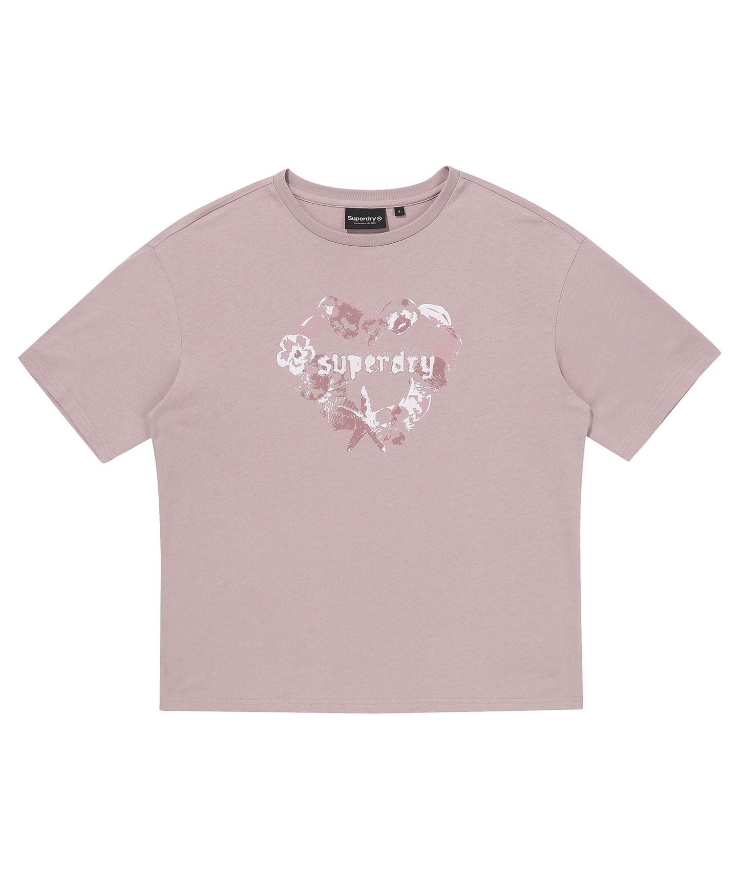 W Heart Print T-Shirt 2