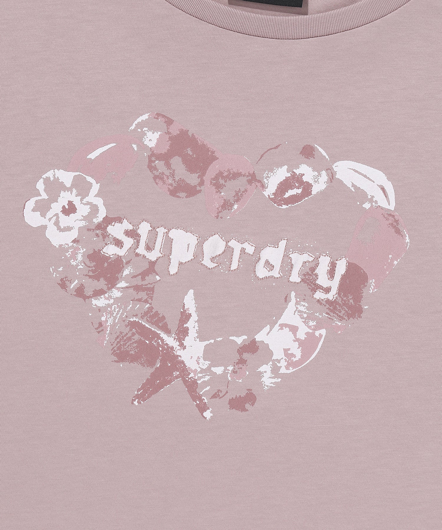 W Heart Print T-Shirt 2