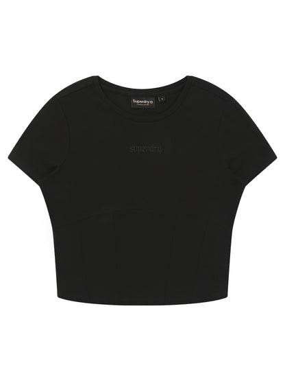 Panel Crop T-Shirt
