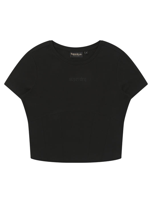Panel Crop T-Shirt