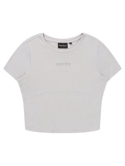 Panel Crop T-Shirt