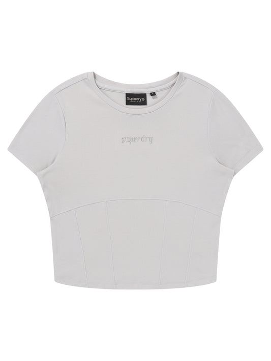Panel Crop T-Shirt