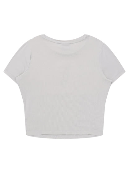 Panel Crop T-Shirt