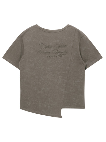 Side Slit Vintage T-Shirt