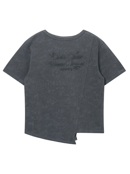 Side Slit Vintage T-Shirt