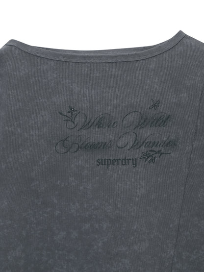 Side Slit Vintage T-Shirt