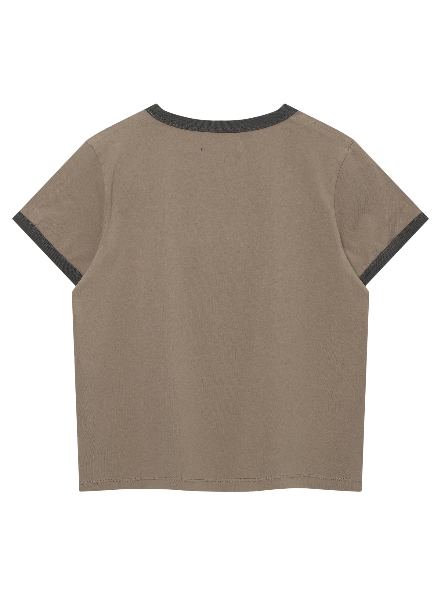 W Vintage Logo Patch Ringer T-Shirts