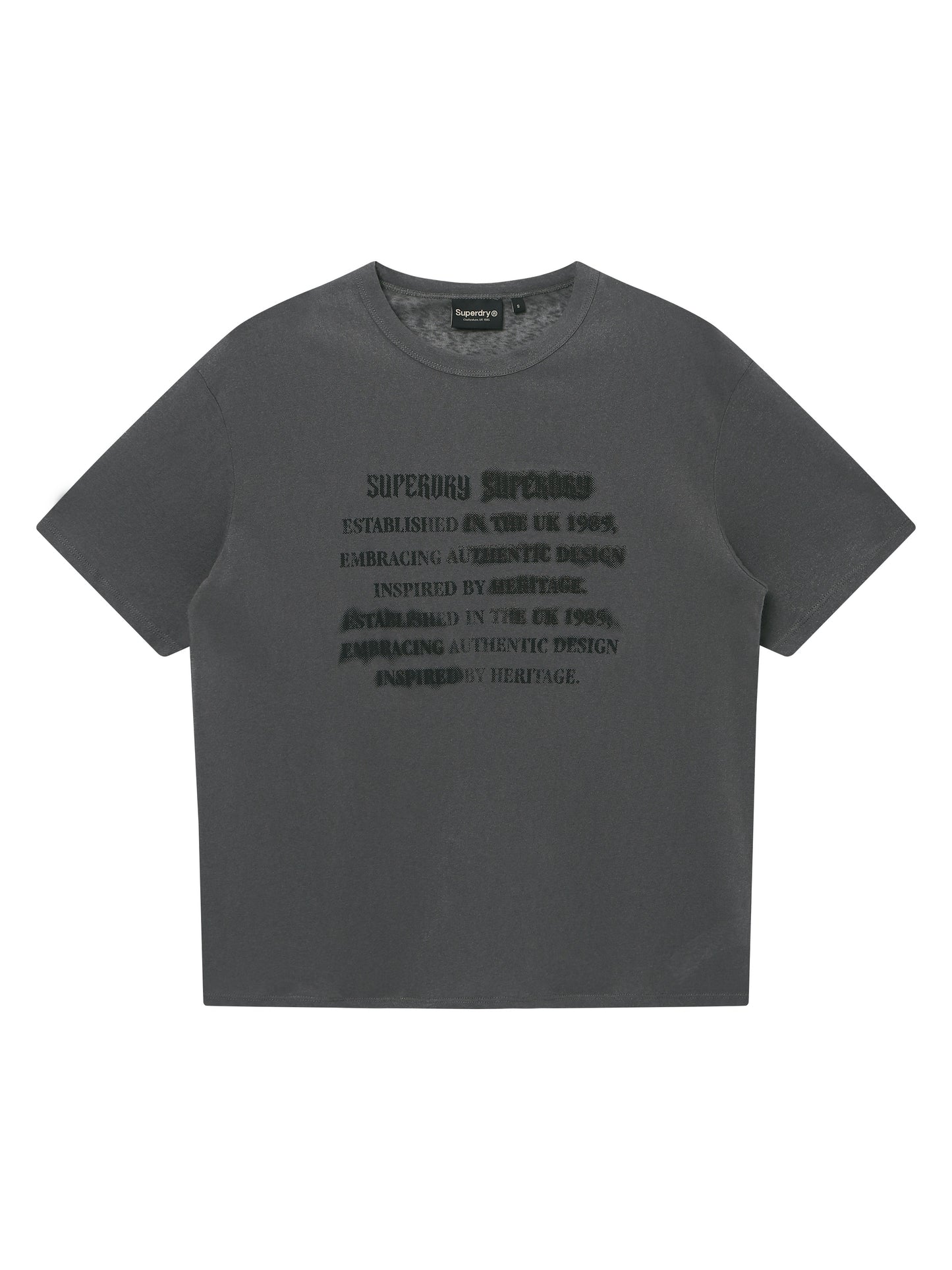 W Vintage Lettering T-Shirt