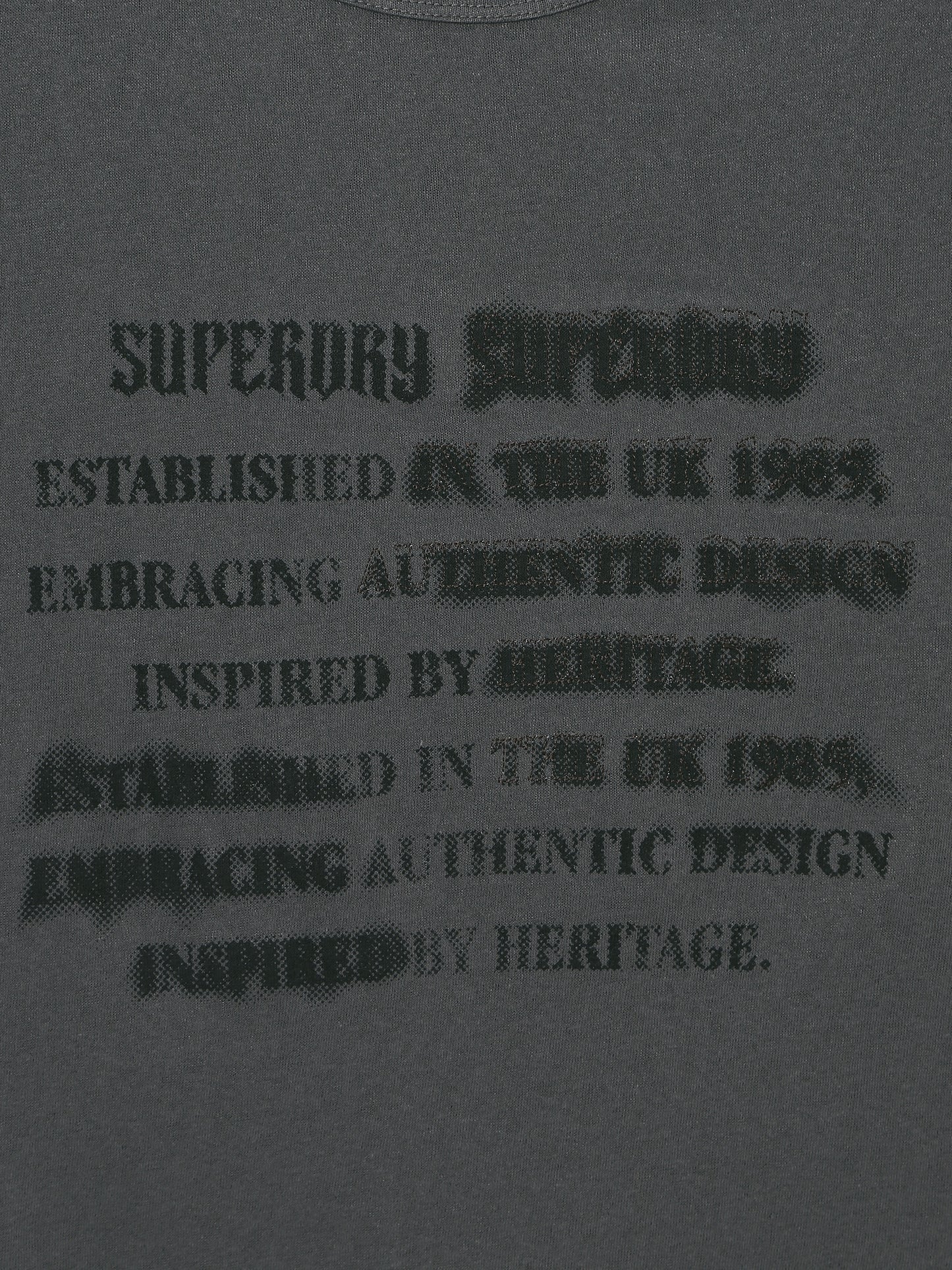W Vintage Lettering T-Shirt