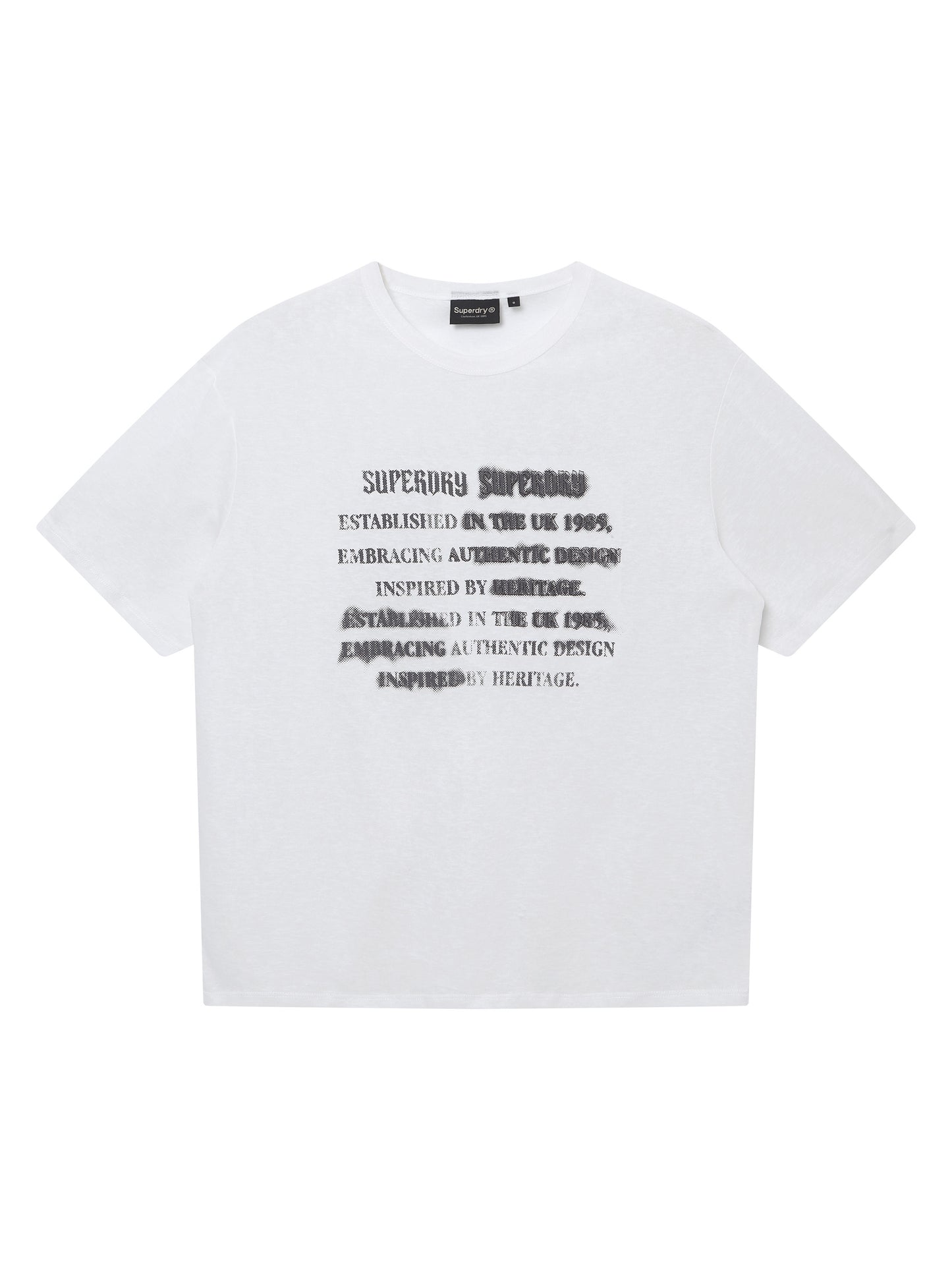 W Vintage Lettering T-Shirt