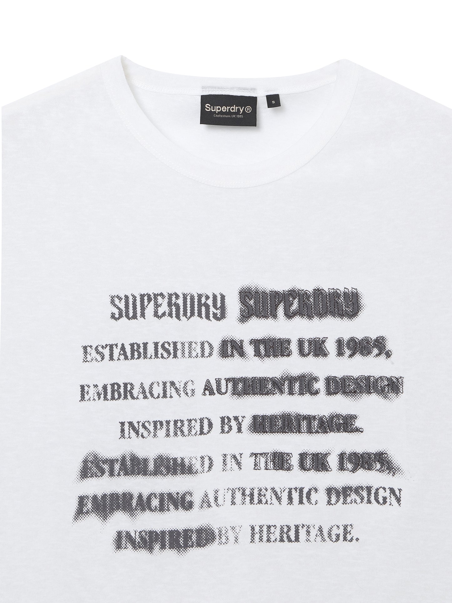 W Vintage Lettering T-Shirt
