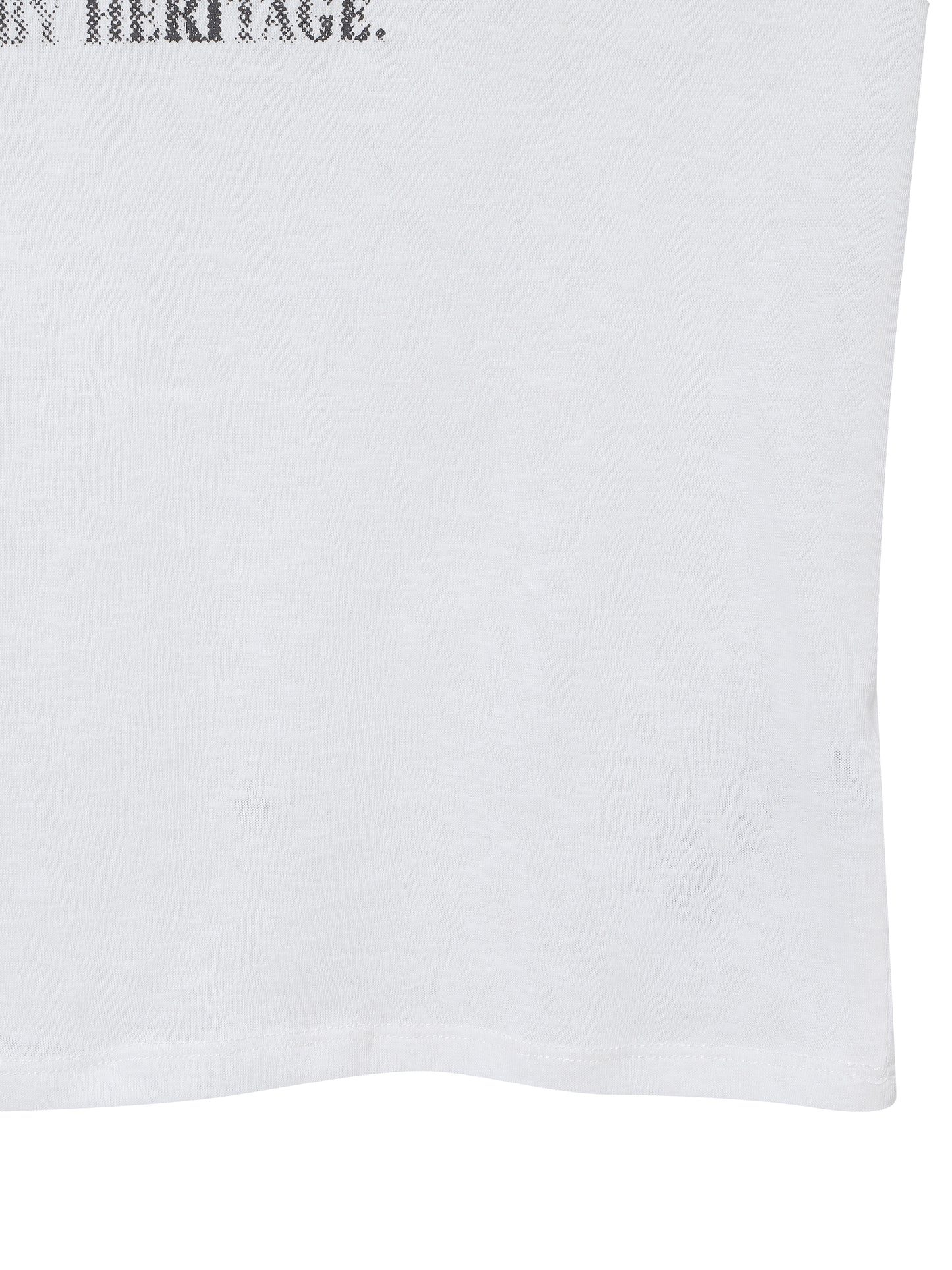 W Vintage Lettering T-Shirt