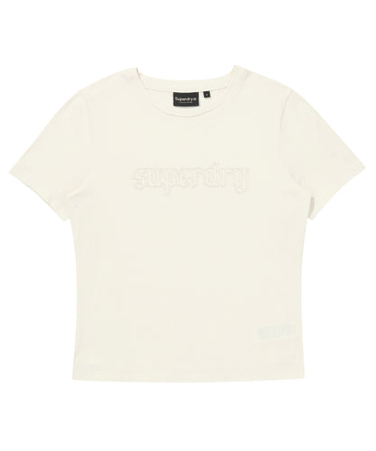W Vintage Logo Patch T-Shirt 2