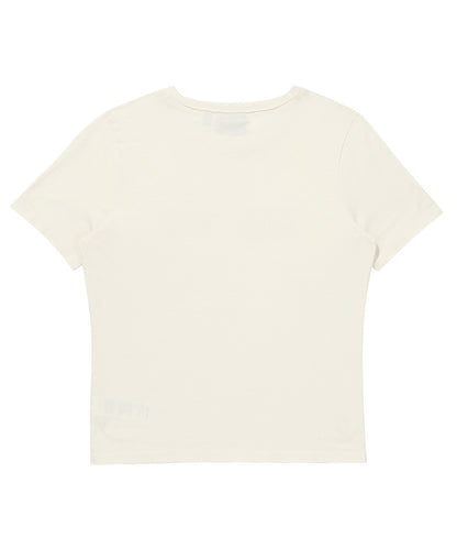 W Vintage Logo Patch T-Shirt 2